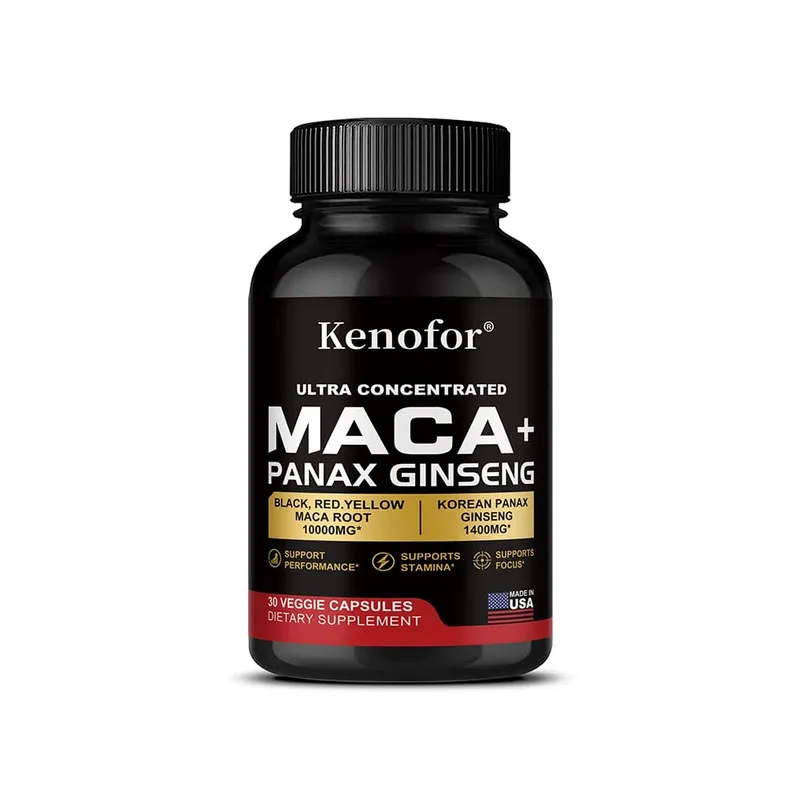 Organic Peruvian Maca Root Capsules - Black+Red+Yellow Blend for Energy & Performance Vegan Non-GMO Supplement for Men & Women — image 11