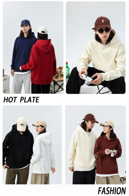 2026 New Men'sSweatshirt Casual Streetwear Pullovers Sport Fitness Pocket Hoodies Multi Color — image 11