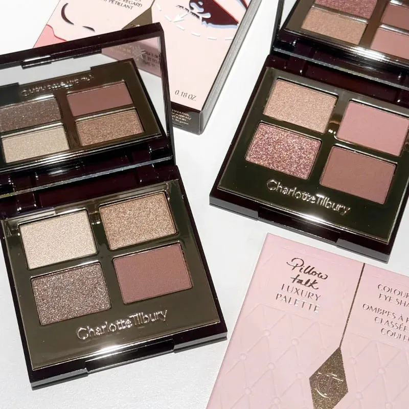 Charlotte Tilbury Brand Makeup 4 Kulay Eye Shadow Disc 5.2g Pillow Talk Kalikasan Madaling Kulay Foundation Eyeshadow Cosmetics — image 3