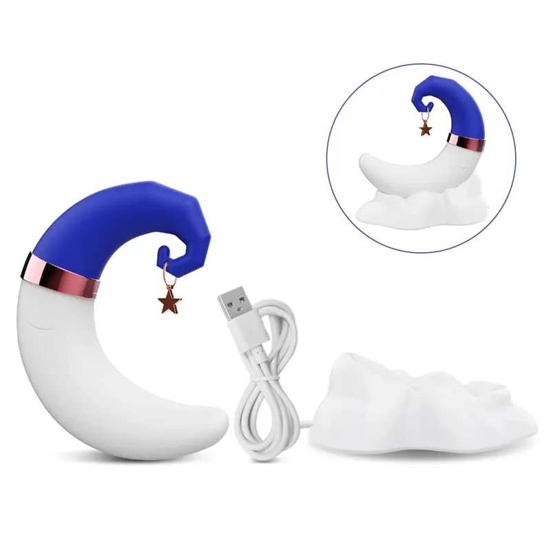 Female Sex Toy Clitoral Sucking Vibrator Female for Women Clit Clitoris Sucker Vacuum Stimulator Toy for Adults Moon Decorate — image 8