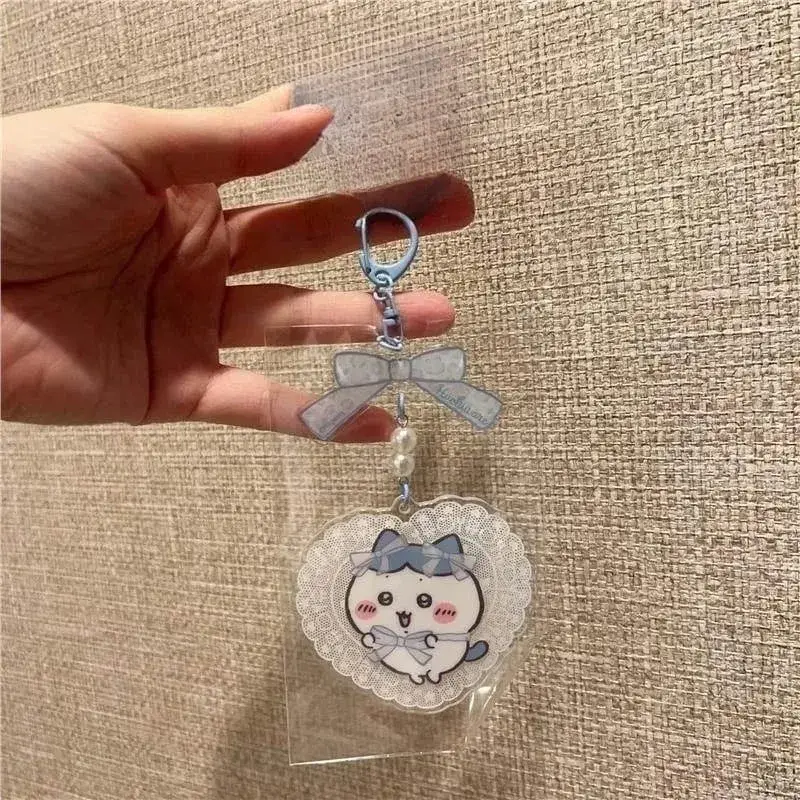 Jiikawa surrounding Harajuku limited acrylic keychain pendant Hachi Usaki cartoon backpack pendant — image 9