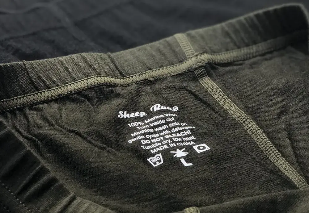 Seluar Dalam Lelaki Merino Wool Long Drop Boxer Brief 100% Bulu Merino Lapisan Asas 240G Lelaki Sukan Seluar Dalam Kecergasan Bernafas — image 6