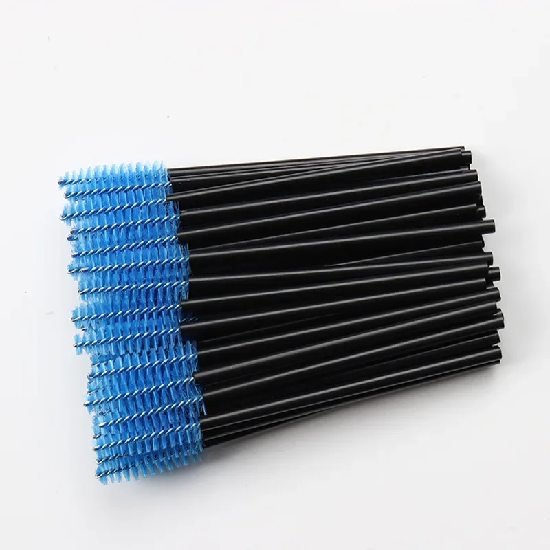 100pc Disposable Eyelash Brush Hollow Eyebrow Comb Lash Extension Makeup Brushes Mascara Stick Applicator Microbrush Beauty Tool