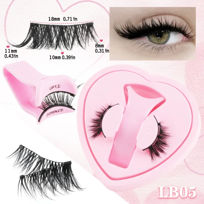 1 Pair Magnetic Eyelashes Fluffy Soft False Lashes With Tweezers Makeup Tool Magnetic Lashes Natural Faux 3D Mink Eyelashes — image 15