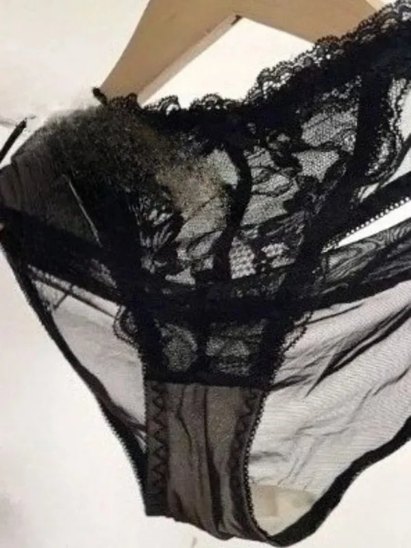 Minimal Romantic Coquette Lace Front Clasp Bra Set Wirefree Ultra Thin Straps Beauty Back Small Bust Create Curvy Lookr MOYISU — image 13