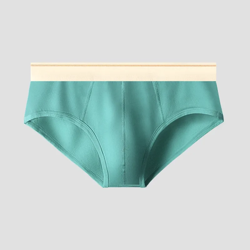 Men's pure cotton breathable and comfortable triangular underpants, mid-waist, skin-friendly and soft, teenagers' underpants 3256810188437944 — image 5