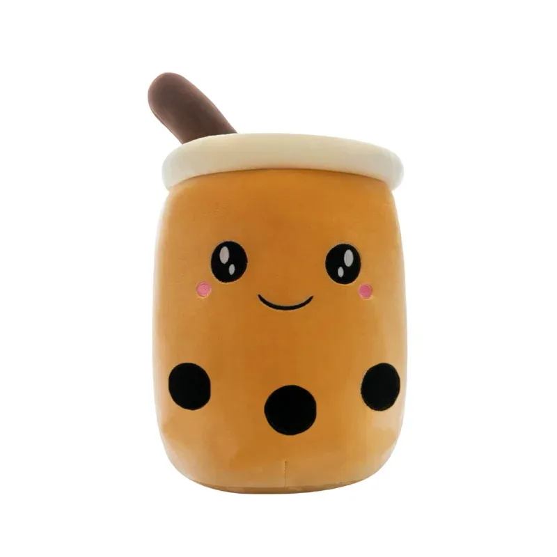Aranyos töltött Boba plüss buboréktea Valódi élet Bubo Food Milk Cup plüsspárna Puha Kawaii plüssjátékok Ajándékok gyerekeknek Felnőtt 24cm~ — image 8