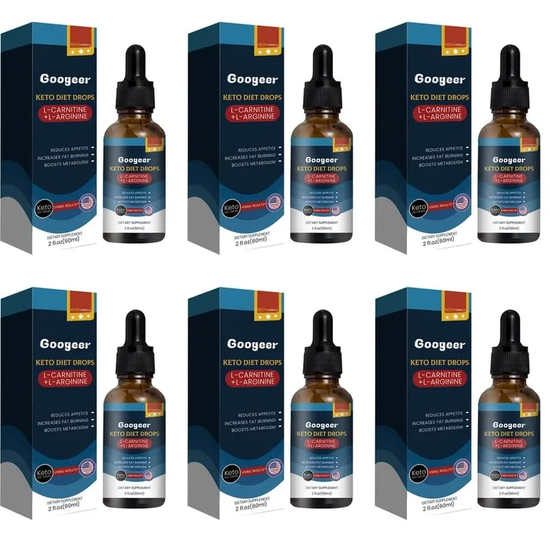 Googeer Keto Diet Drops New Formula with L-Carnitine Tartrate and L-Arginine HCl Plus Green Tea Leaf Extract 2 Fl Oz (60 ML) — image 12