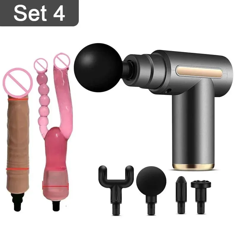 Sex Massager Muscle Massage Gun Fascial Gun High Frequency Vibration Variable Speed Female Vaginal Vibrator Dildo Sex Toys — image 9