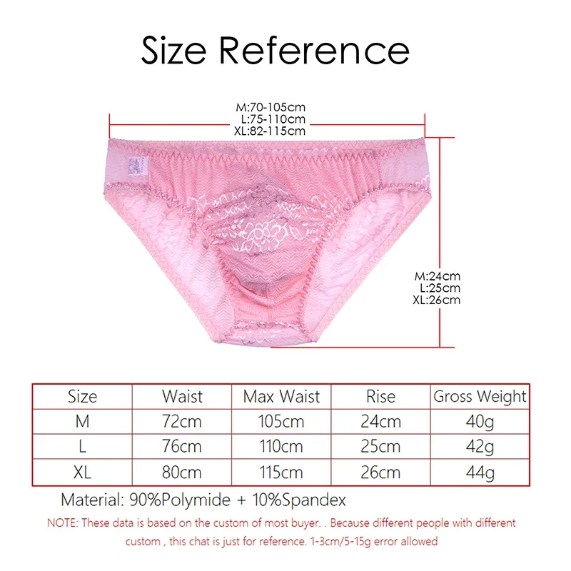 New Hot Men Sexy Briefs Sissy Pouch Panties Fashion Shorts Pants Lingerie Lace Men's Breathable Underwear Underwear Gays — image 7