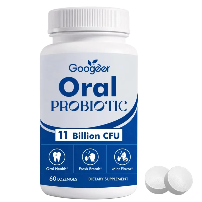 Googeer Oral Probiotic Lozenges 11 Billion CFU with L. reuteri S. salivarius and L. rhamnosus for Daily Fresh Breath 60 Count — image 8