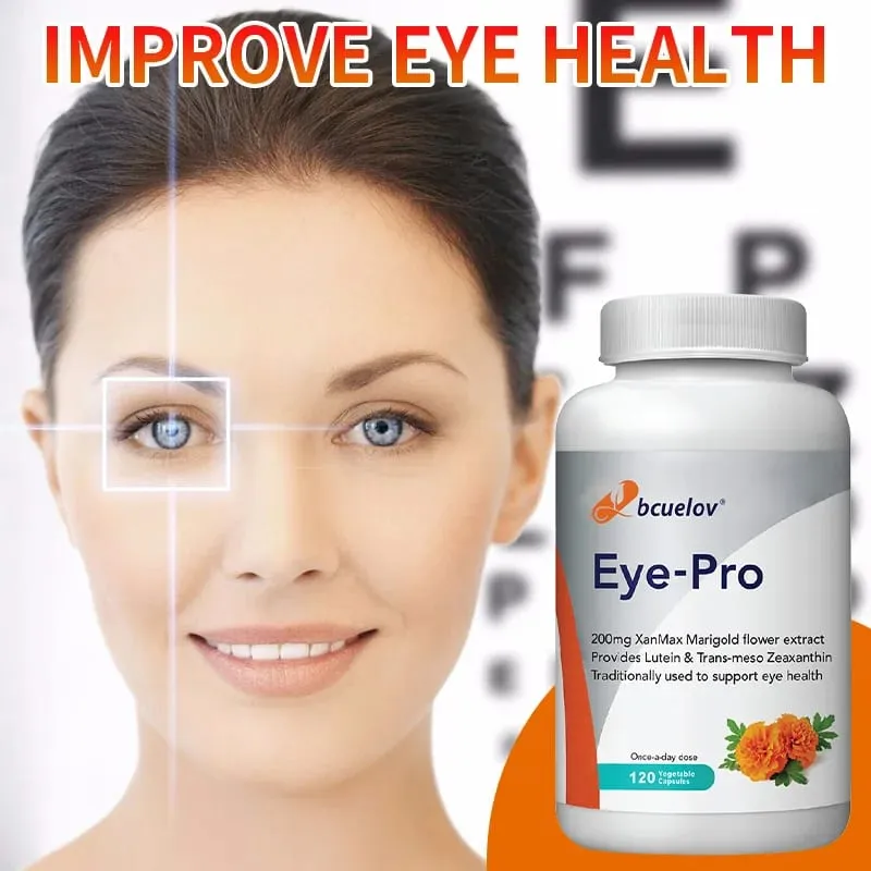 Lutein Capsules - with Zeaxanthin Extract - Supports Eye Health Helps Relieve Eye Strain Improve Vision Health — image 5