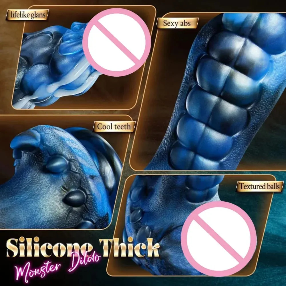 Big Fantasy Monster Dildo Vibrator Remote Control Thrusting Heating Huge Dragon Anal Plug Clitoris Stimulator Sex Toys for Women — image 5