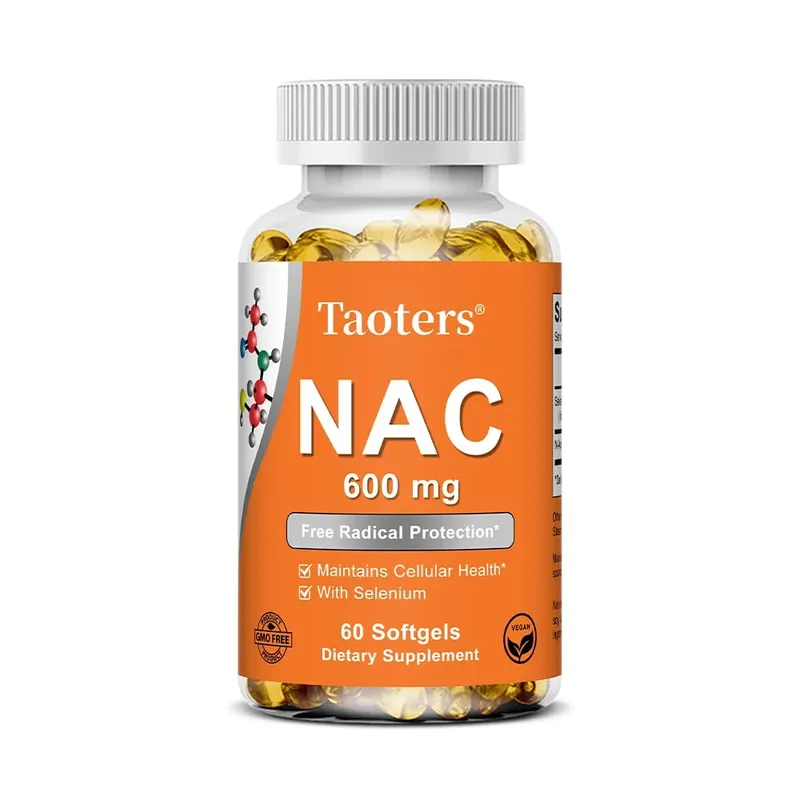 NAC N-Acetyl Cysteine Capsules Immune Respiratory Health Antioxidant Supplements Non-GMO Gluten-Free — image 10