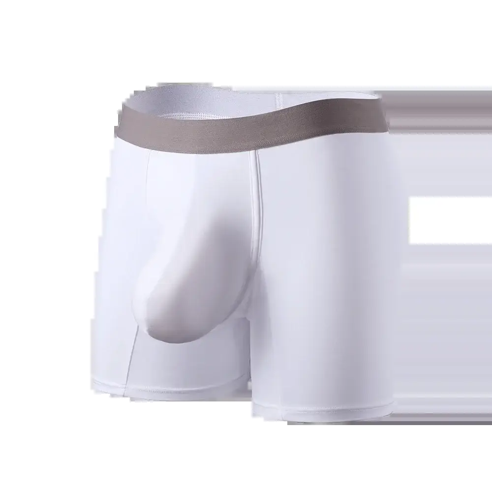 Large bag flat corner pants, long men's underwear sports shorts — image 5