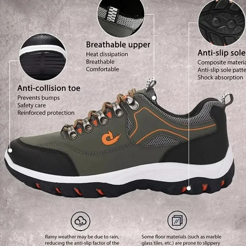 2026 New Men Hiking Shoes High Quality Anti Slip Men Sneakers Outdoor Climbing Walking Shoes Breathable Light Running Shoes Male — image 6