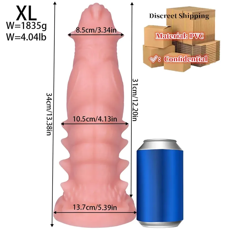 Big Anal Plug Monsters Enlargenmen Prostate Massager Huge Anal Dilator Butt Plug Anal Training Expansion Sex Toys For Women Men