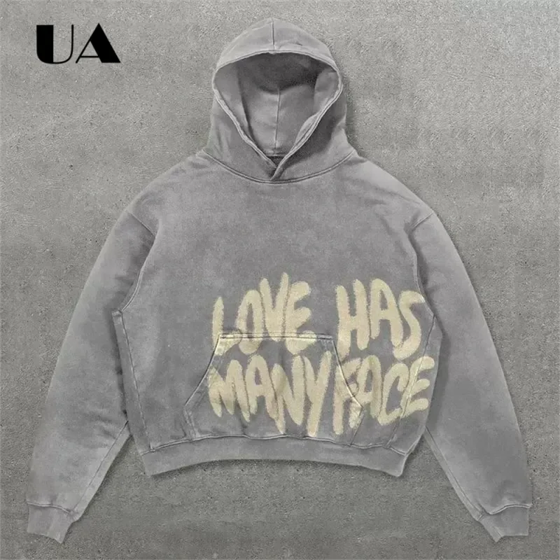 UA All We Need is Love New Hoodies for Men S-4XL Casual Street Wear Spring Autumn New Chic Outfit Hoodies Pullover — image 5