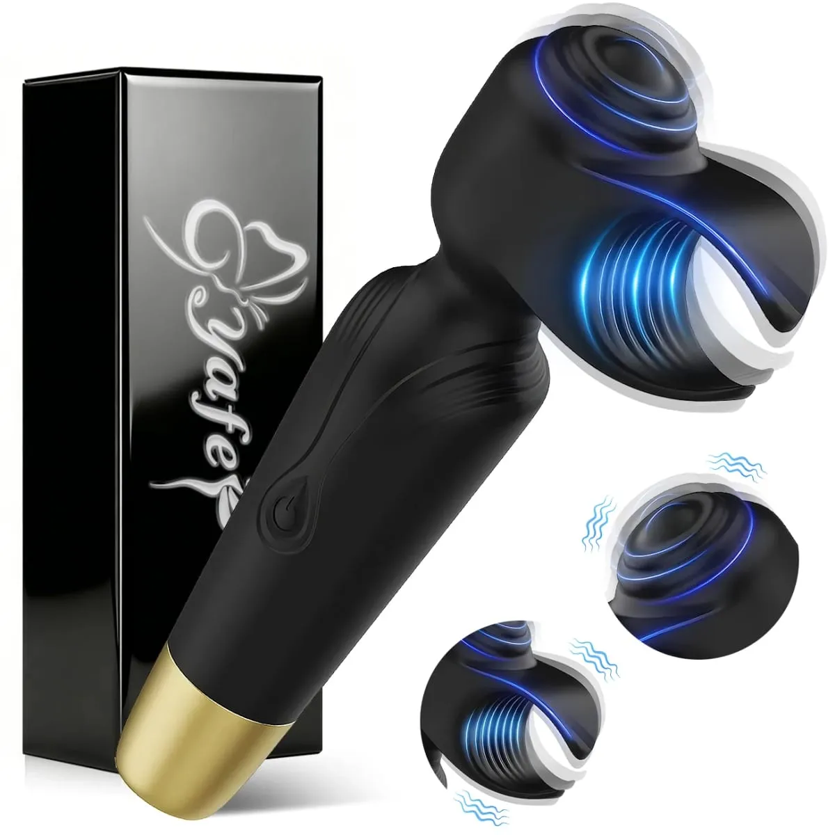 3 IN 1 Powerful Penis Vibrator Male Masturbator Adult Toys Male Sex Toys Stroker for Glans Massage Clitoral Stimulation Vibrator — image 1