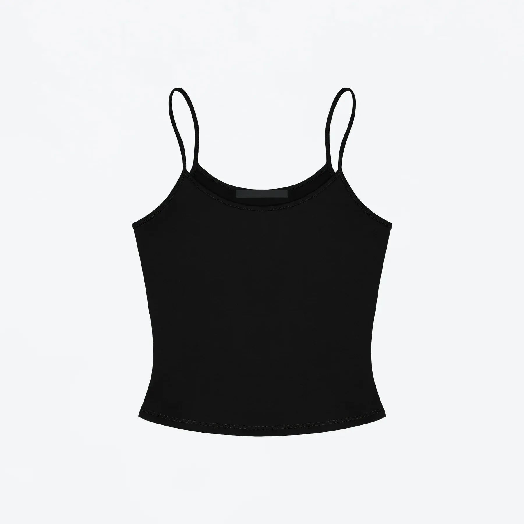 Tank Summer Solid Color Slim-Fit Camisole Basic Versatile Slimming Sleeveless Top Multi-Color Basic Versatile Top for Daily Commute Slim-Fit Camisole