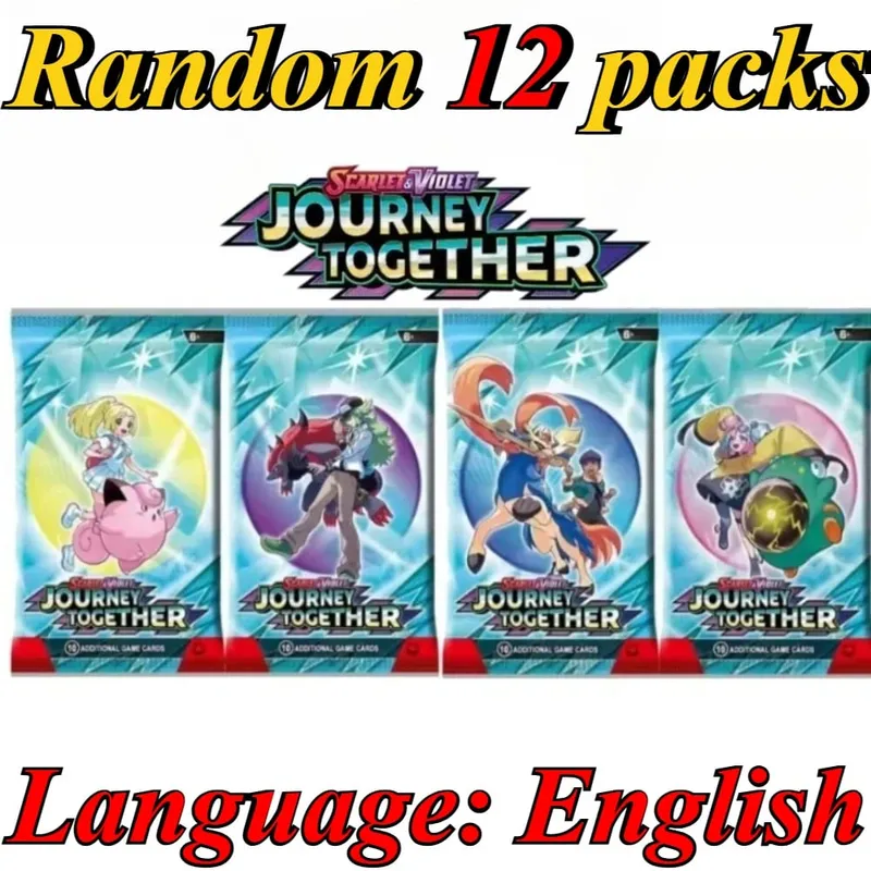 10 Pokémon Card Packs Bright Stars 151 Prismatic Evolutions PALDEAN FATES English Reinforcement Battle Transaction Card Gift — image 9
