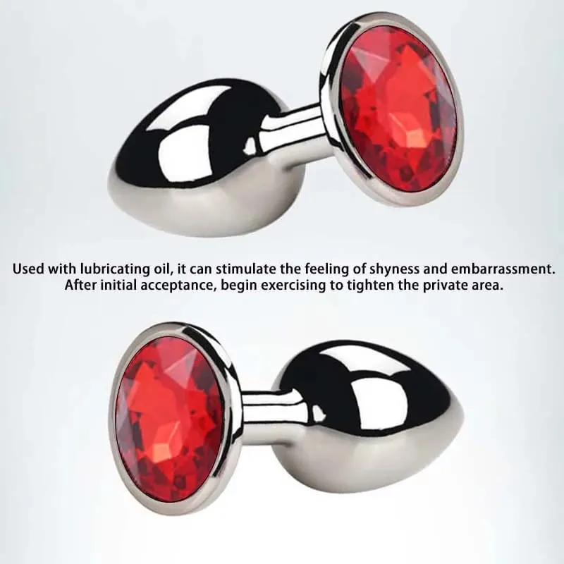 5Size/set Metal Anal plug butt plug Sex Toys Butt Toys For Women/Men/Couples Adult Game Masturbator Anal Diamond Sex Shop — image 2