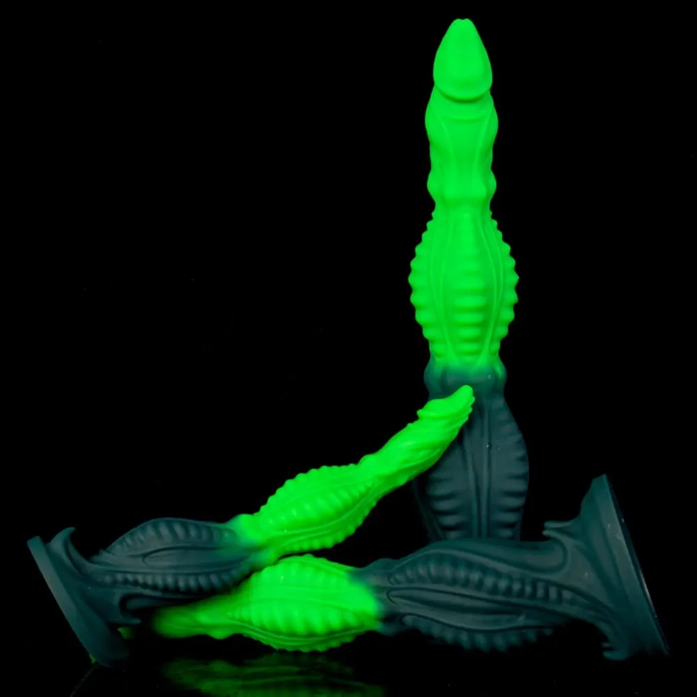 Oieffur Huge Alien Tentacle Butt Plug Fantasy Anal Dildo Rear Stimulator Adult Sex Toy Waterproof Silicone Strong suction cup — image 3