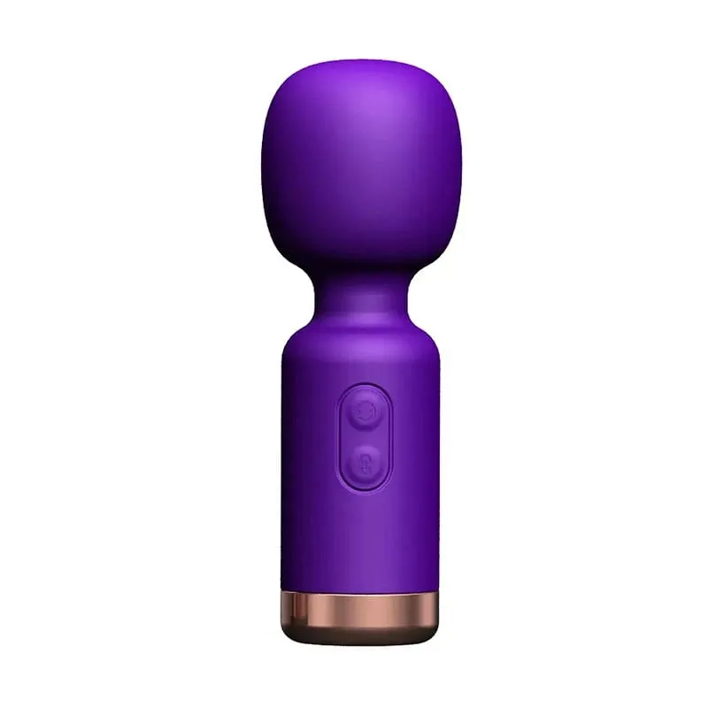 Mini estimulador de clitóris av vibrador varinha com 10 modos de vibração vibração portátil para ponto g mamilo brinquedo sexual adulto massageador