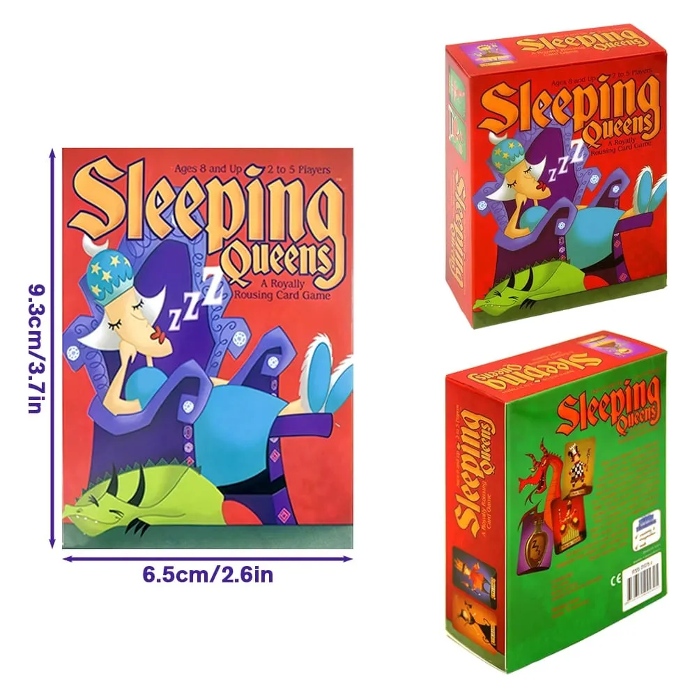 The Sleeping Queens Card Game Buong English Version Family Board Game 2-5 na Manlalaro Strategy Card Game para sa Matanda Mga Regalo sa Party — image 6