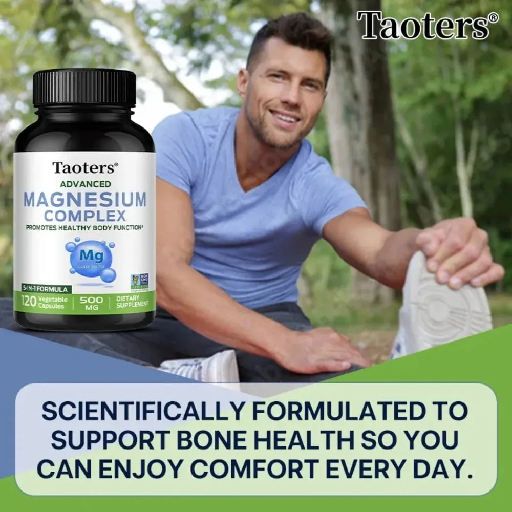 Magnesium Complex - Bone Muscle & Heart Health Supplement Sleep Support Muscle Relaxation Stress & Anxiety Relief — image 5