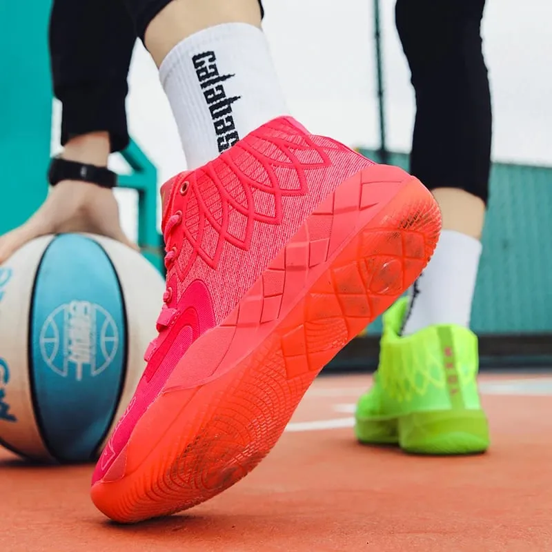 Three-Ball Generation Lamelo Ball Basketball Shoes Yin-Yang High-Top Practical Youth Student Basketball Shoes Men's Sports Shoes — image 5