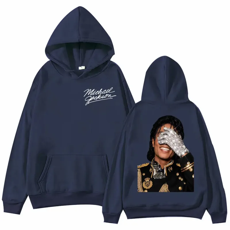 90's Classics Michael Jackson Hoodie Gothic Fashion Vintage Hooded Sweatshirts Men Women Punk Clothing Rock Pullovers Streetwear — image 4