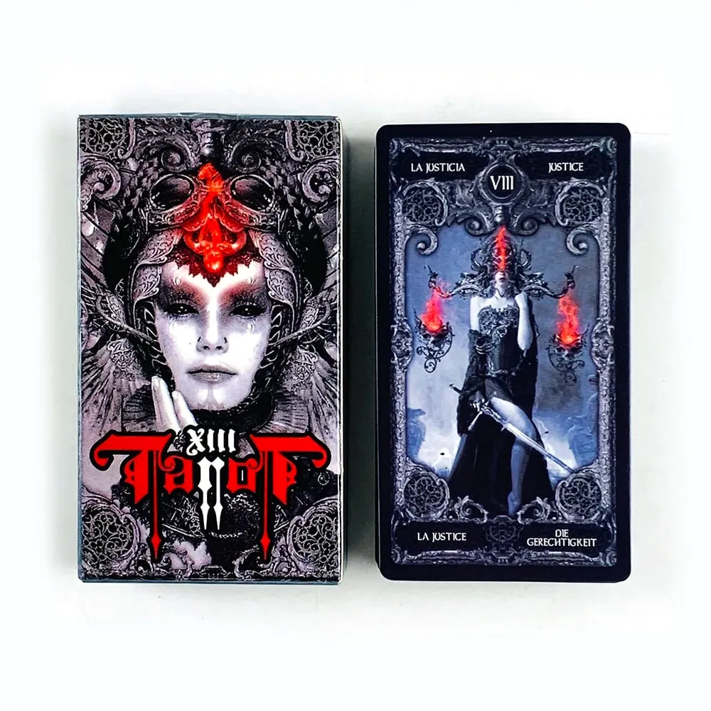 Dark Tarot Cards Deck Board Game Mysterious Divination Edition Borad Playing Games,Holiday Games Leisure Party Card Game — image 1