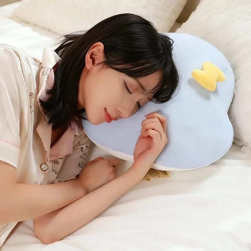 Creative Weather Series Rainbow Cloud Plush Pillow Soft Cute Cartoon Kawaii Stuffed Doll For Kids Sofa Cushion Home Decor — image 5