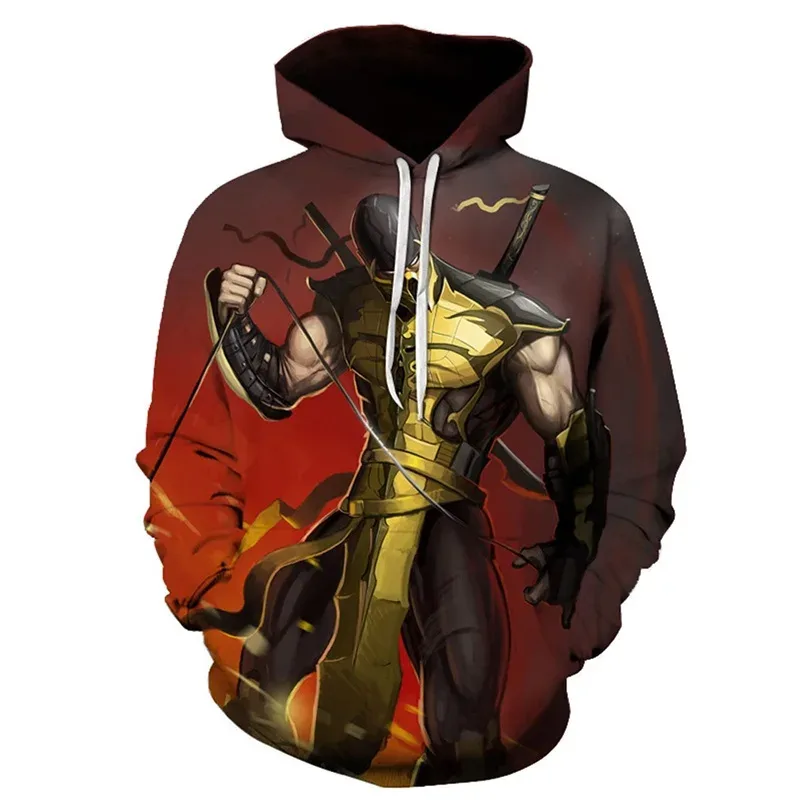 Mortal Kombat Game 3D Print Hoodie Men Women Streetwear Fashion Hoodies Oversized Pullovers Hooded Sweatshirts Tops Man Clothing — image 22