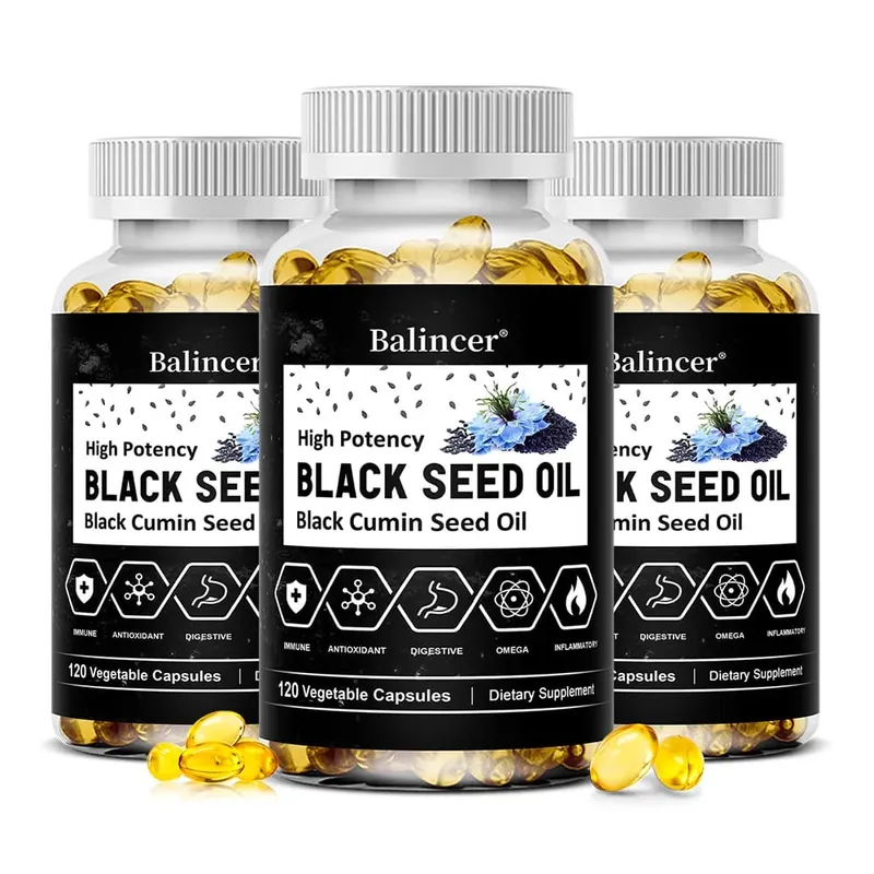 Organic Black Cumin Seed Oil Capsules 500mg Supports Immunity Joint Hair & Skin Health Joint Flexibility & Digestion — image 9