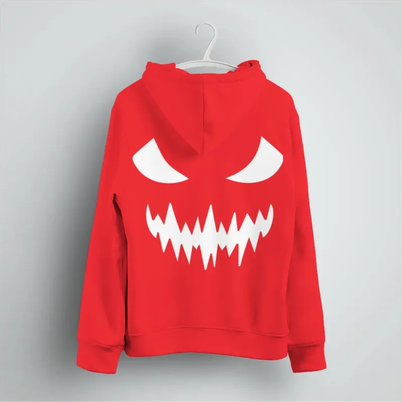 2026 Fashion Horror Movie Face Men's Hoodie Casual Long Sleeve Halloween Streetwear Unisex Luminous Style Hoodies — image 13