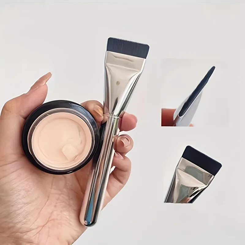 Multi-Use Ultra Thin Foundation Brush Lightweight Face Contour Brush Flat Contour Brush Blending Foundation Cream Makeup Brushes