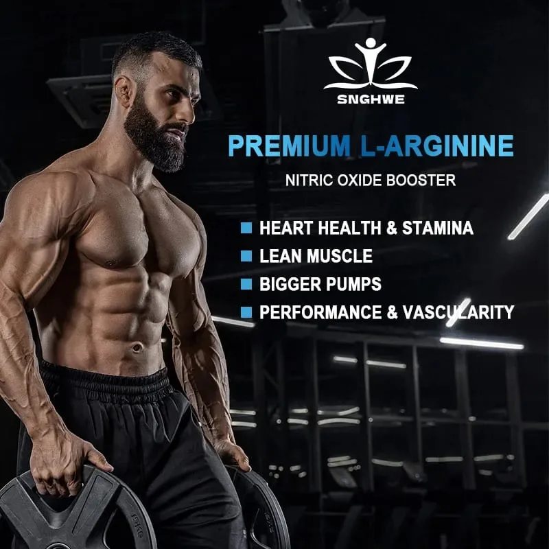 Super Arginine - 2000 Mg Pre-Exercise Supplement - Promotes Muscle Growth And Strengthens Muscle Energy And Endurance