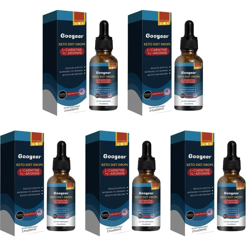 Googeer Keto Diet Drops New Formula with L-Carnitine Tartrate and L-Arginine HCl Plus Green Tea Leaf Extract 2 Fl Oz (60 ML) — image 11