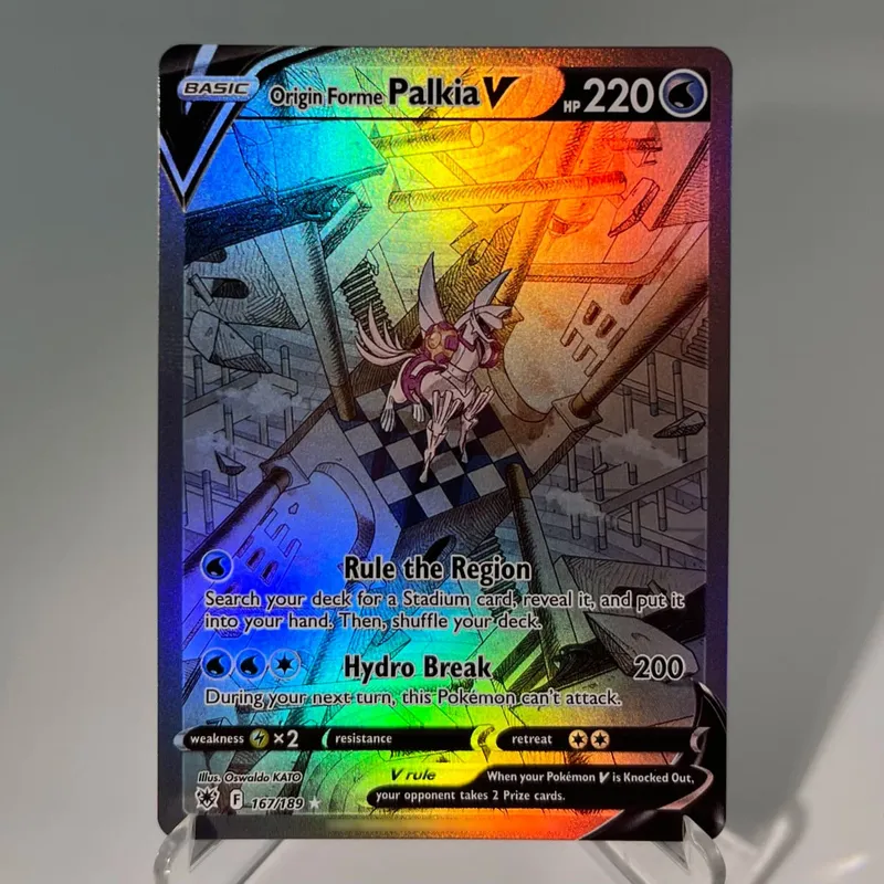 OBF PAL ASR Cards PTCG4-B EX Rainbow Ninetales Cleffa Charizard Rare Collection Battle Toys Gifts for Hobbies — image 31