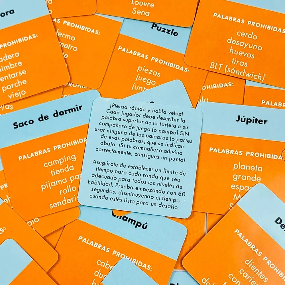 ¡Adivina Esa Palabra! 50 Spanish Family Game Cards – After-Dinner Entertainment & Interactive Word Guessing for Family Bonding — image 5
