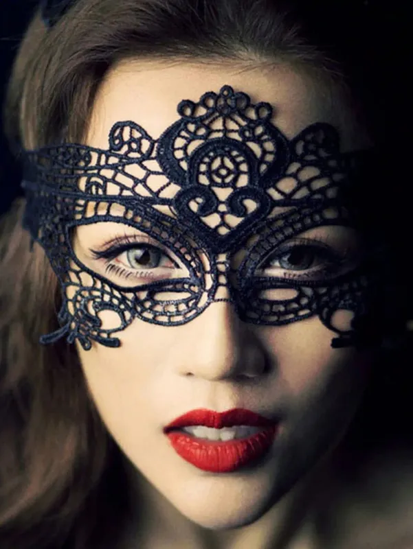 Black Lace Sexy Mask For Women Christmas Party/Ball Masquerade Costume Mask