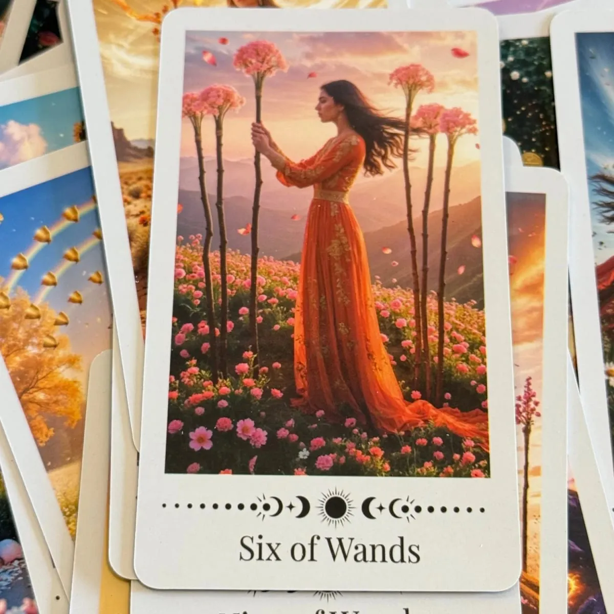 12*7cm Inner Rose Tarot Deck in Metal Box 350GSM with Paper Instruction Manual Self Growth Meditation Board Games — image 5