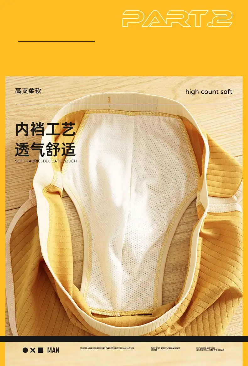 Men's Cotton Briefs High Quality Comfortable Underpants Breathable Shorts Underwear Soft U Bulge Pouch Sexy Panties Homme Cueca — image 3