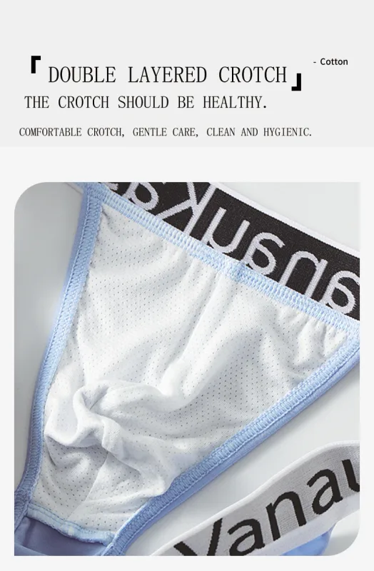 Men's High Cut Panties Soft Modal Fabric Low Rise Briefs Sexy Comfortable Underwear — image 12