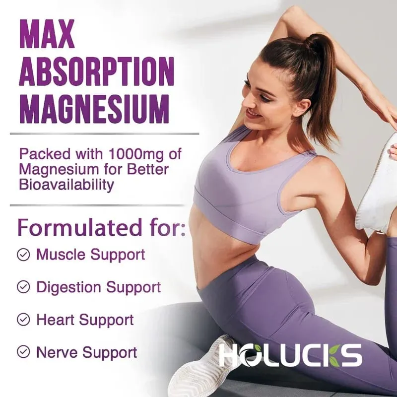 Yimiduk Premium Magnesium Citrate Supplement for Healthy Blood Pressure Bone Density & Overall Wellness Nervous System Vegan — image 6