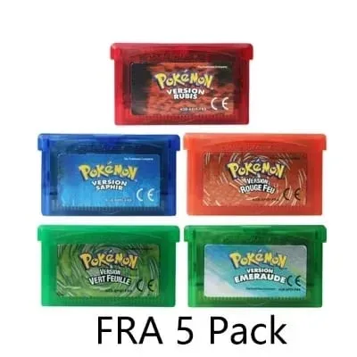 GBA Game Pokemon Series Video Game Cartridge Console Card Pokemon Emerald FireRed Ruby LeafGreen Sapphire Multi-language — image 35