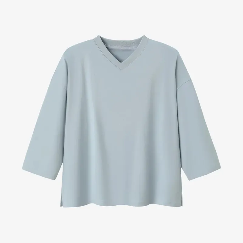 AS SS26 oversize loose T-shirt dress + V neck T-shirt + skirt set casual style woman clothes