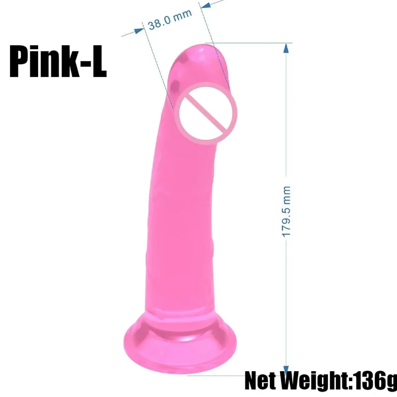 Realistic Purple Anal Dildo Butt Plug with Strong Suction Cup Base Jelly Sex Toy in Multiple Sizes for Hands Free Anal Play for — image 11